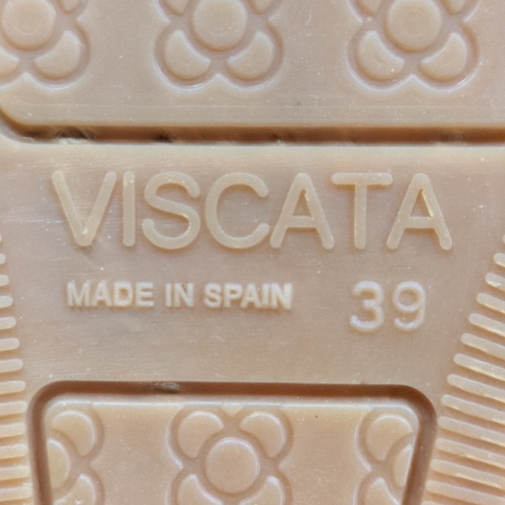 Viscata Barcelona Canvas Espadrille Flats Striped Size 39 - Picture 9 of 12